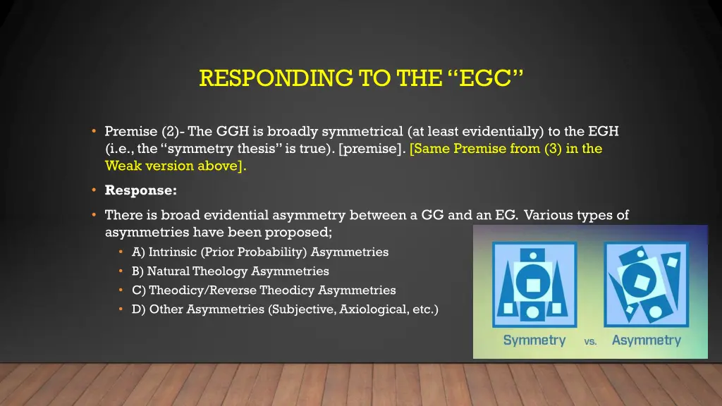 responding to the egc 4