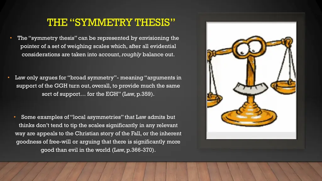 the symmetry thesis