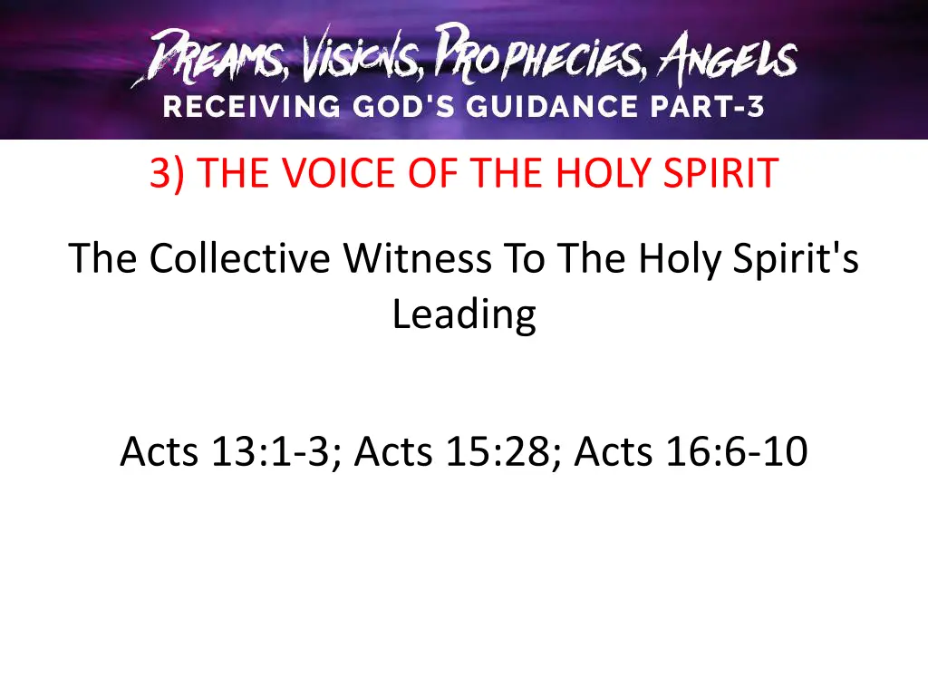 3 the voice of the holy spirit 1