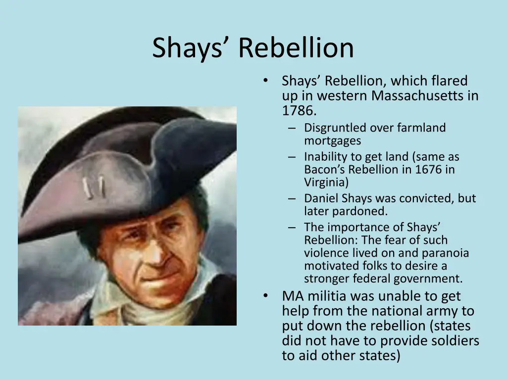 shays rebellion