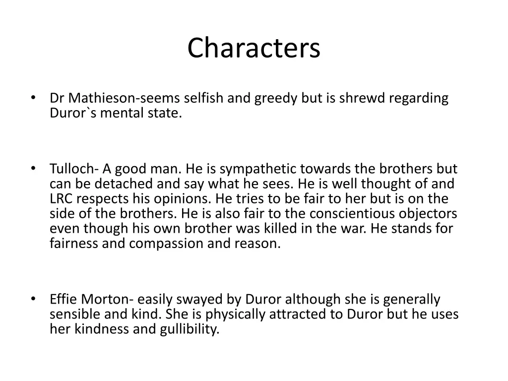 characters 3
