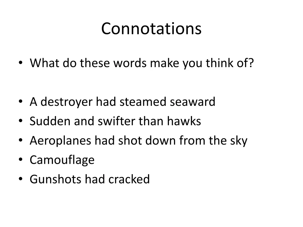 connotations 1