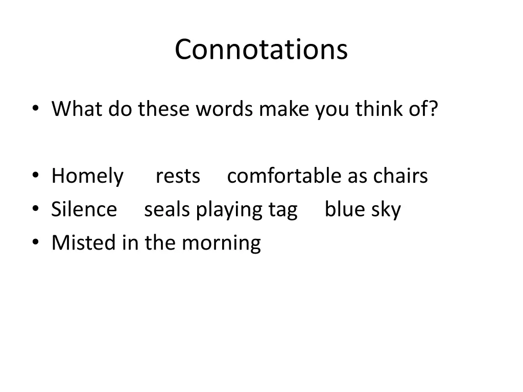connotations