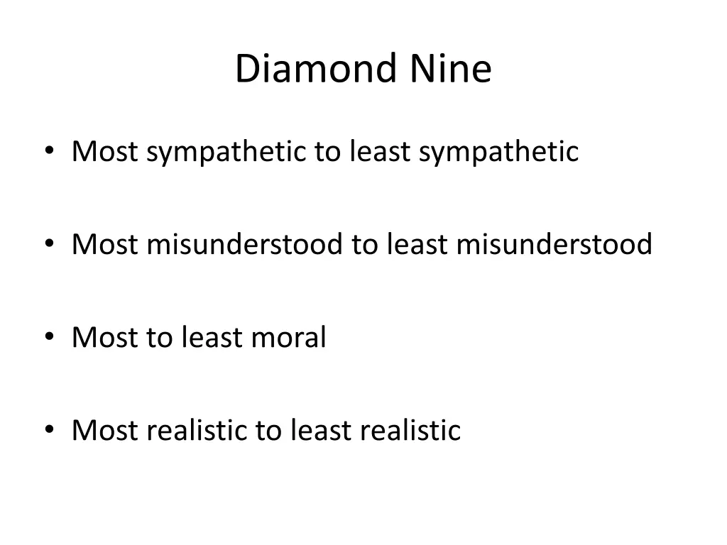 diamond nine