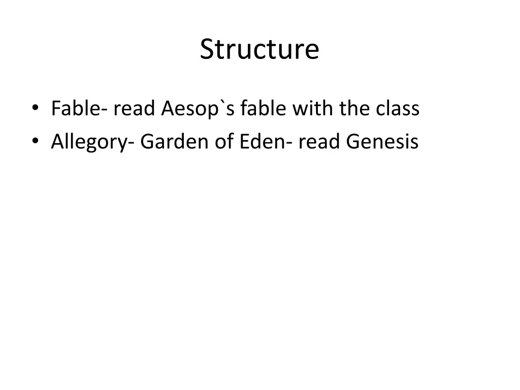 structure