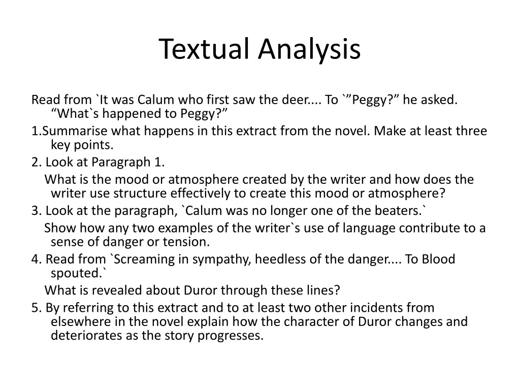 textual analysis 1