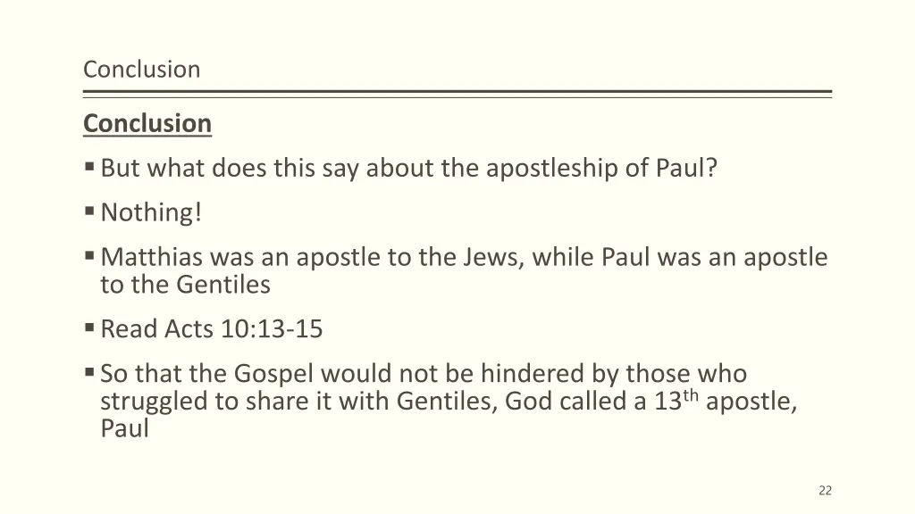 conclusion 1