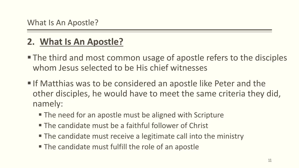 what is an apostle 1