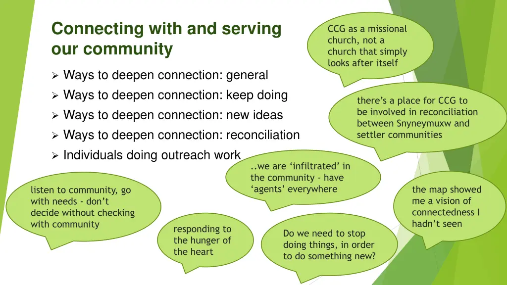 connecting with and serving our community