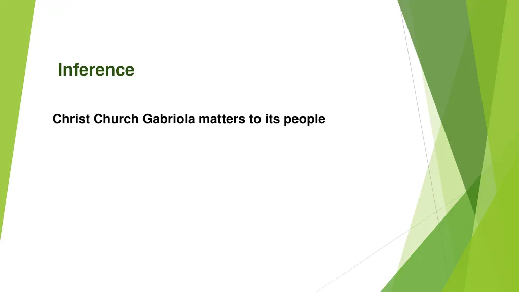 inference