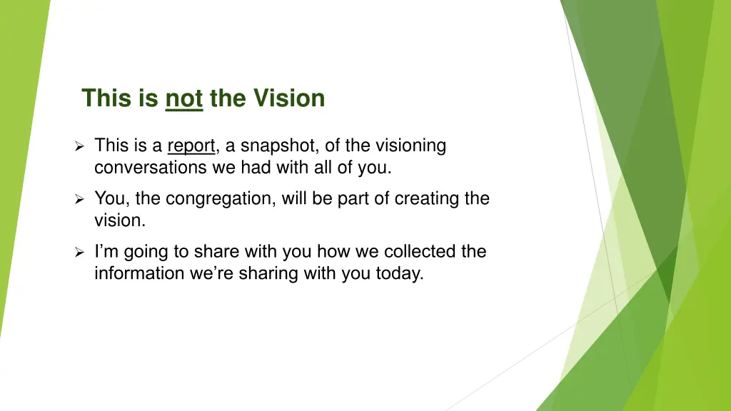 this is not the vision