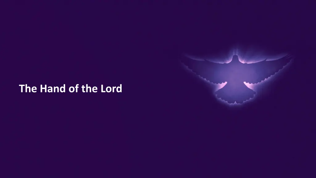 the hand of the lord