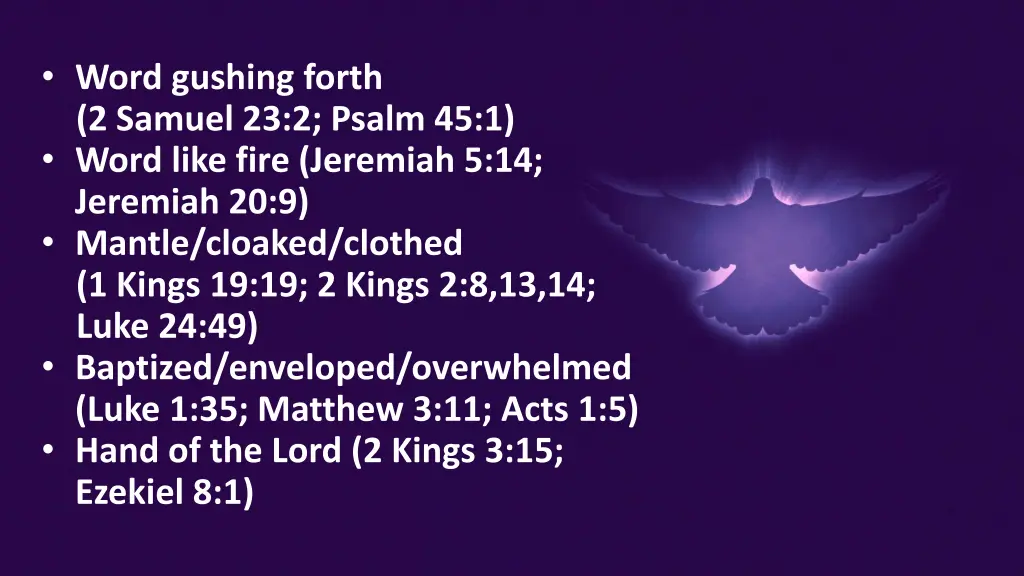 word gushing forth 2 samuel 23 2 psalm 45 1 word