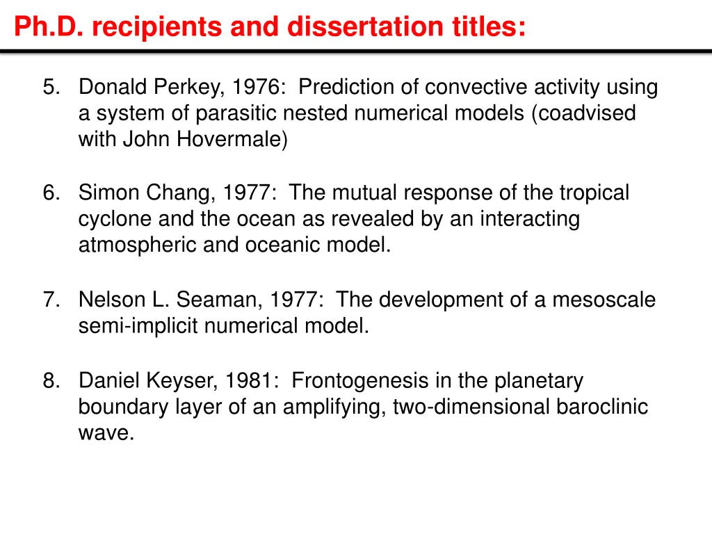 ph d recipients and dissertation titles 1