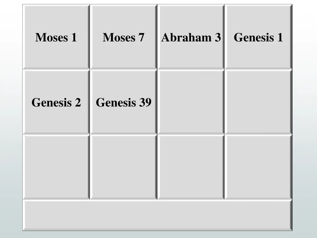 moses 1 11