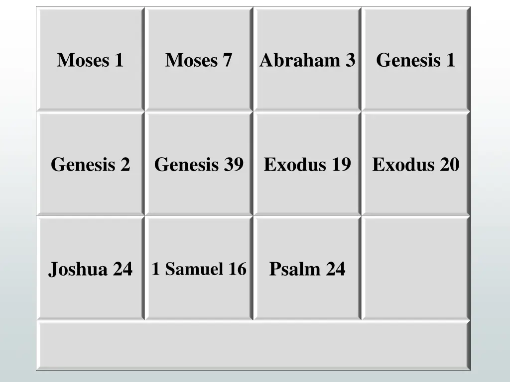 moses 1 21