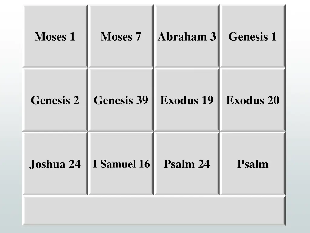 moses 1 22