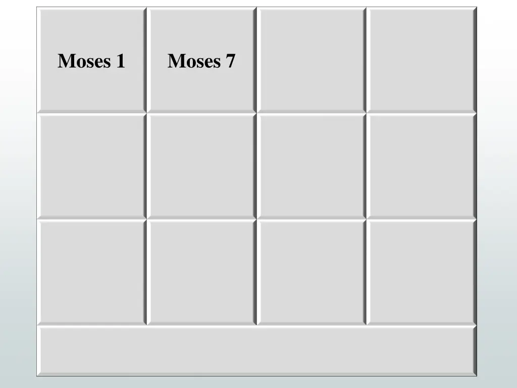 moses 1 3