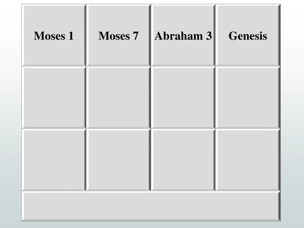moses 1 6