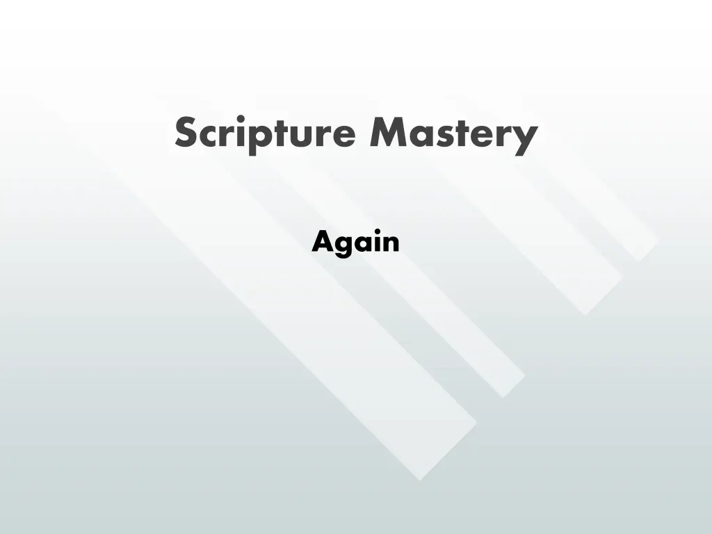 scripture mastery 1