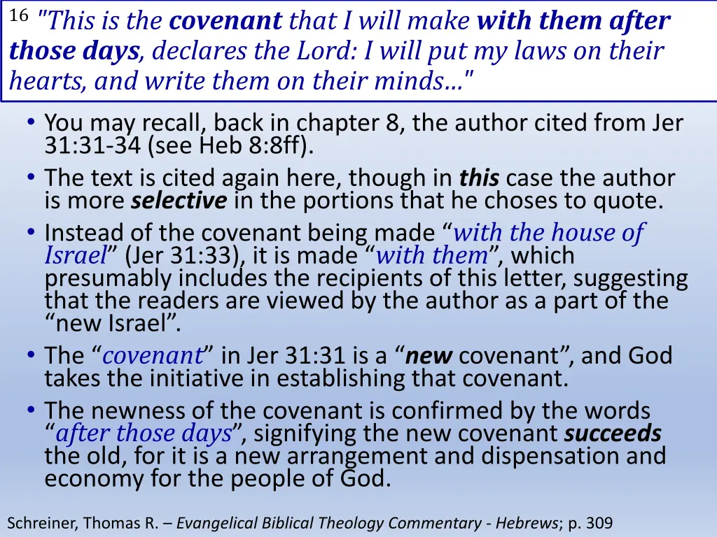 16 this is the covenant that i will make with