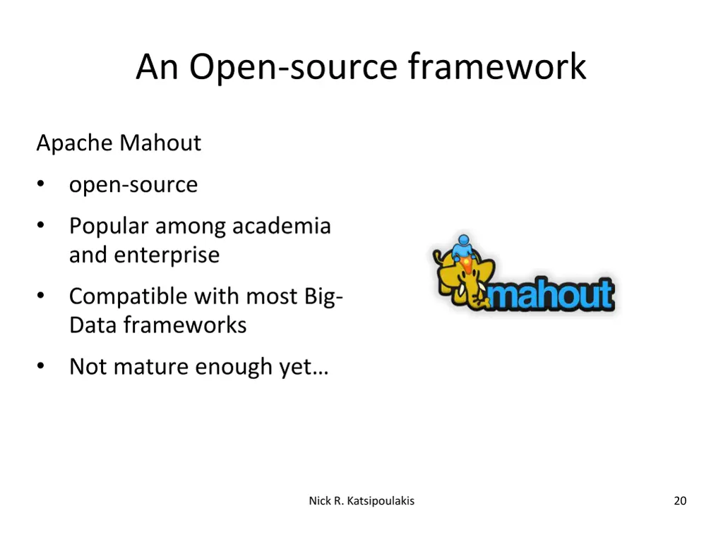 an open source framework