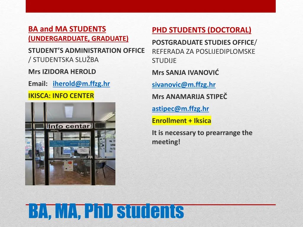 ba and ma students undergarduate graduate