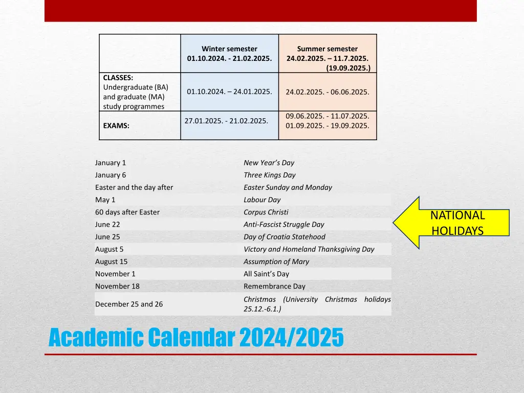winter semester 01 10 2024 21 02 2025