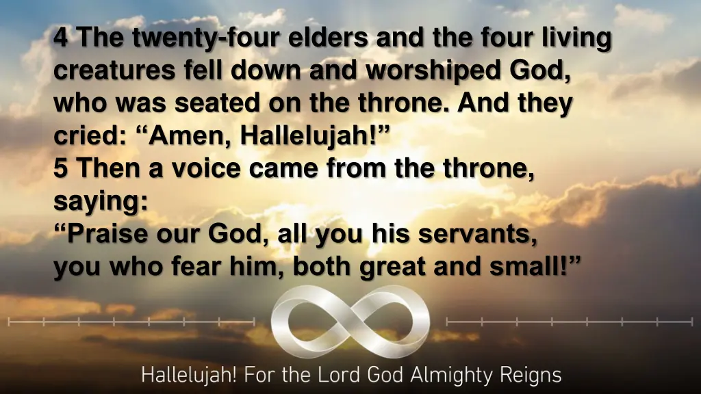 4 the twenty four elders and the four living