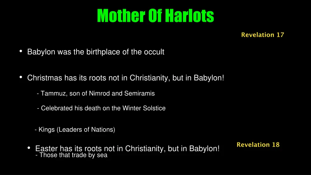 mother of harlots