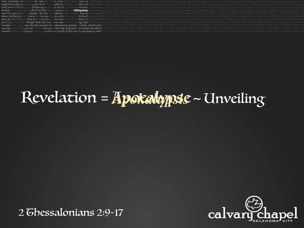 revelation apocalypse