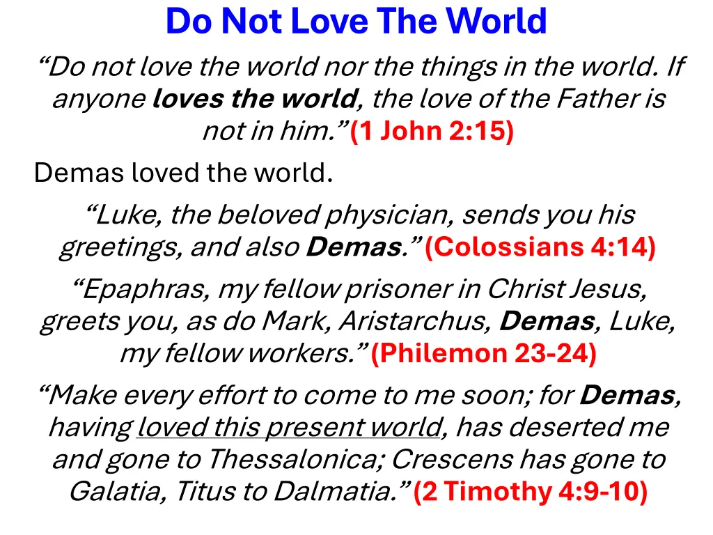do not love the world do not love the world 2