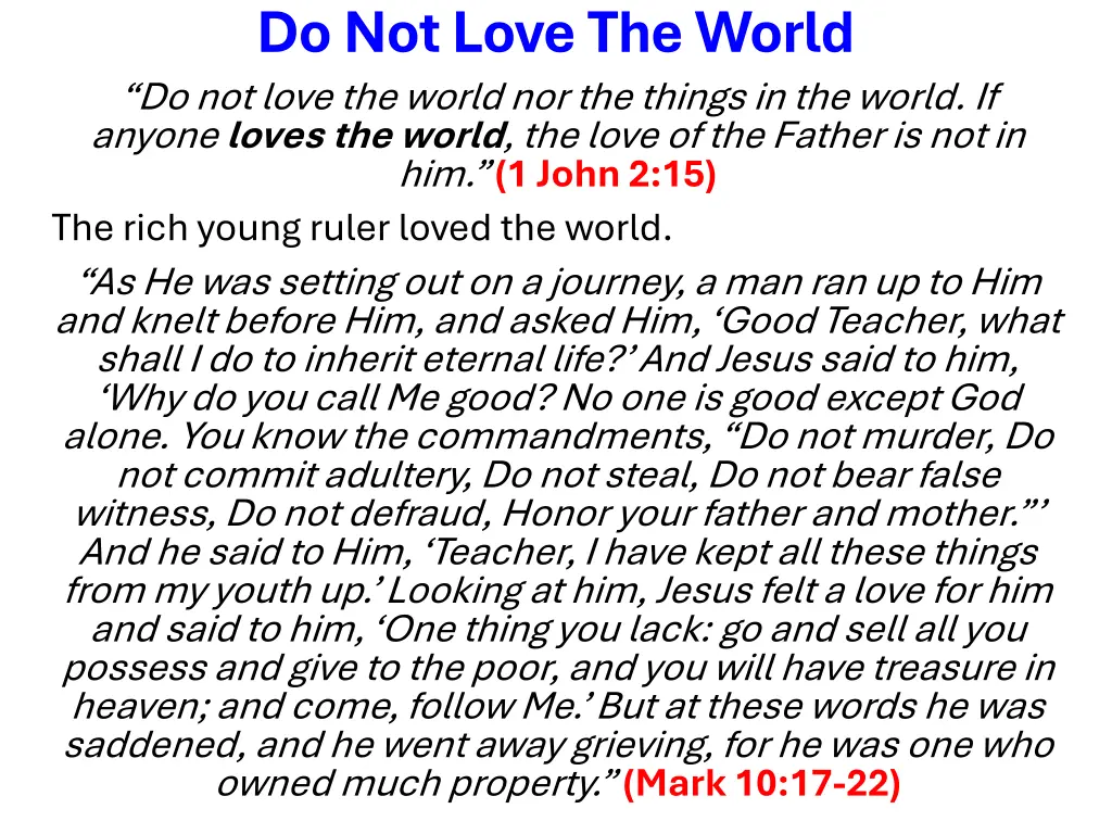 do not love the world do not love the world 3
