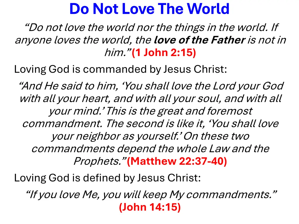 do not love the world do not love the world 7