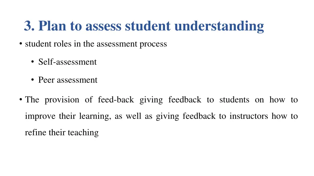 3 plan to assess student understanding 1
