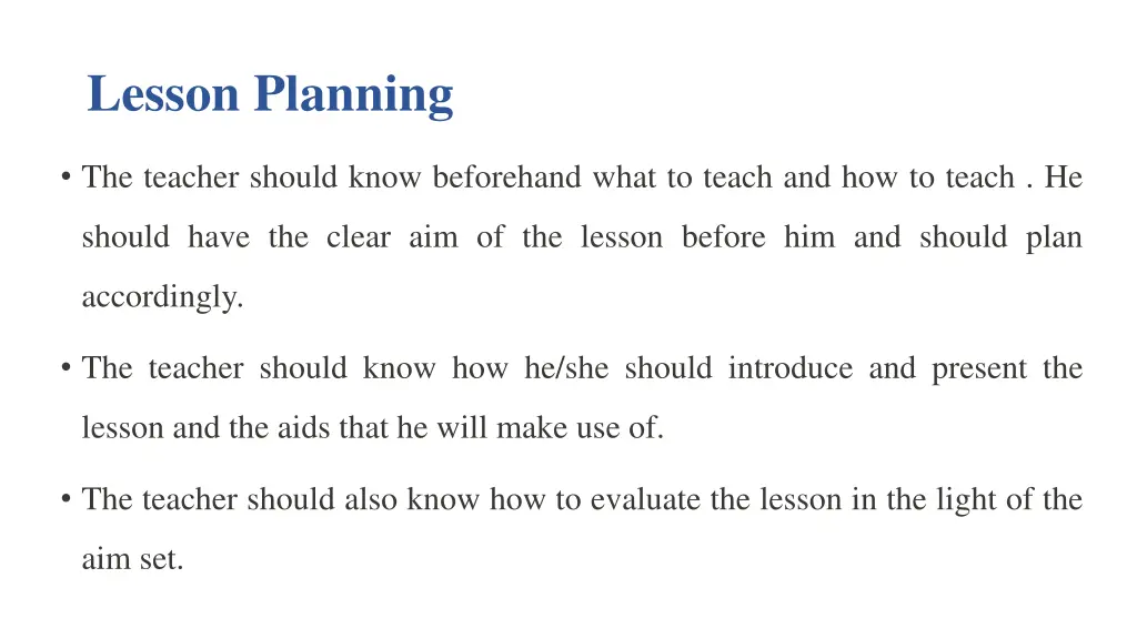 lesson planning 1