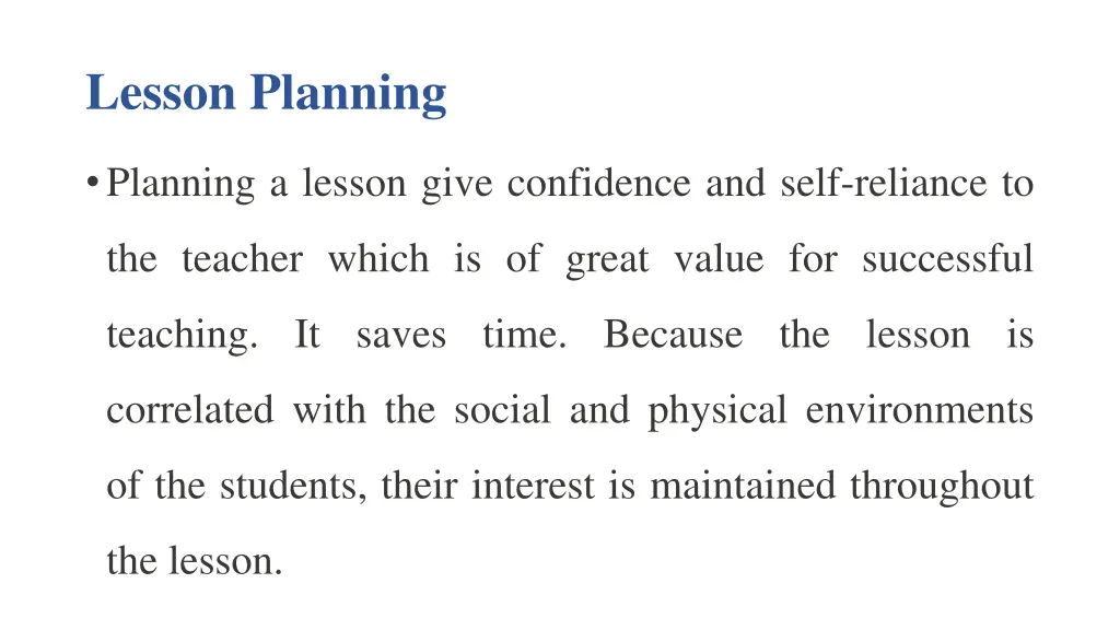 lesson planning 2