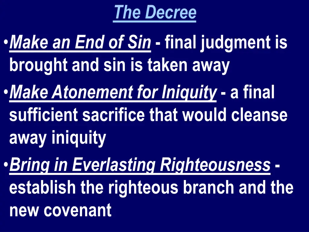 the decree 1