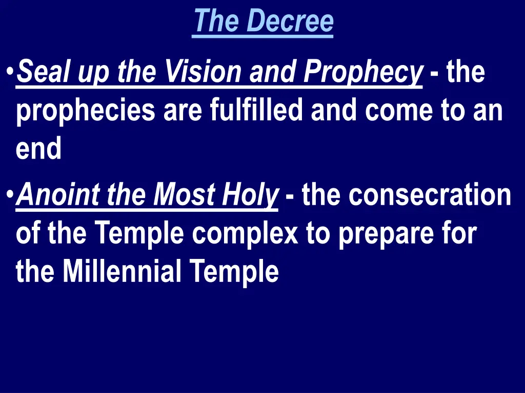 the decree 2