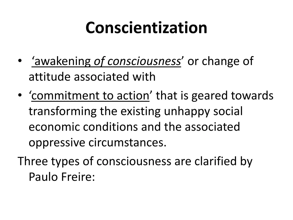 conscientization 1