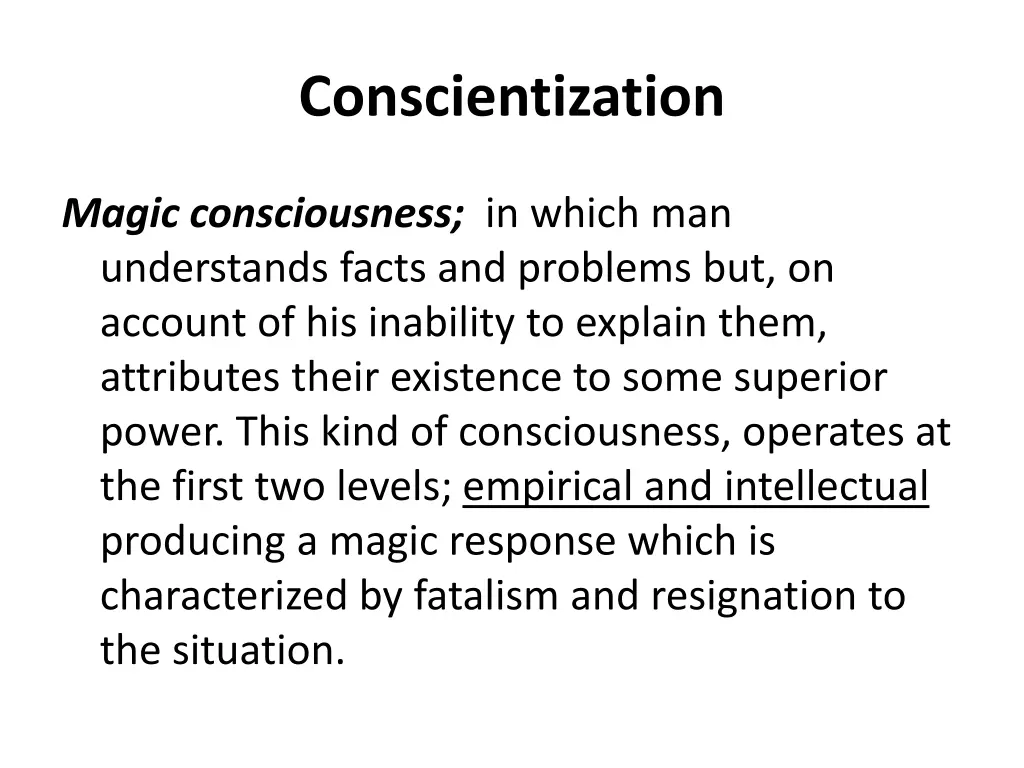 conscientization 2