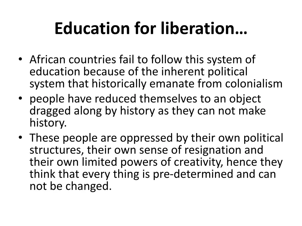 education for liberation 11