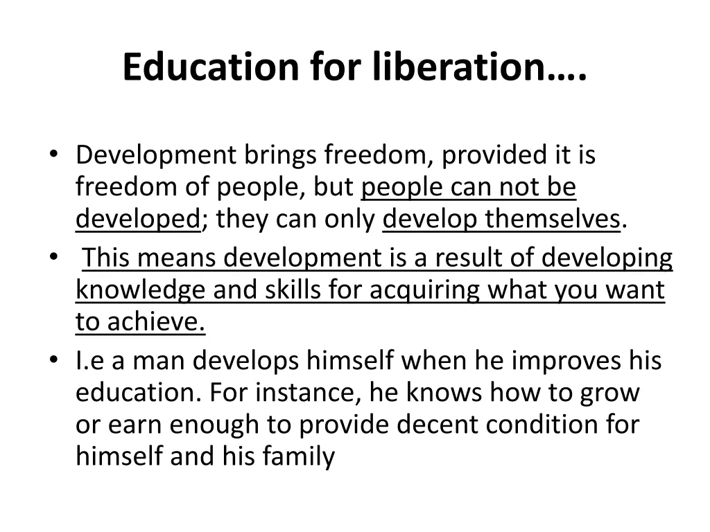 education for liberation 2