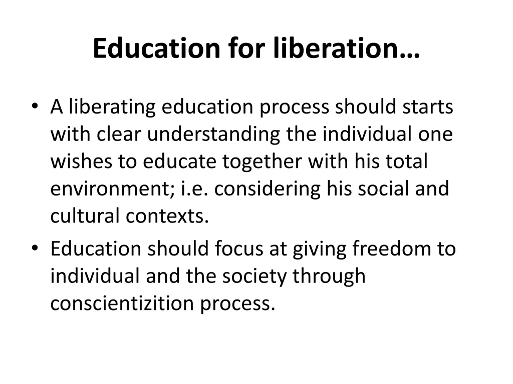 education for liberation 5