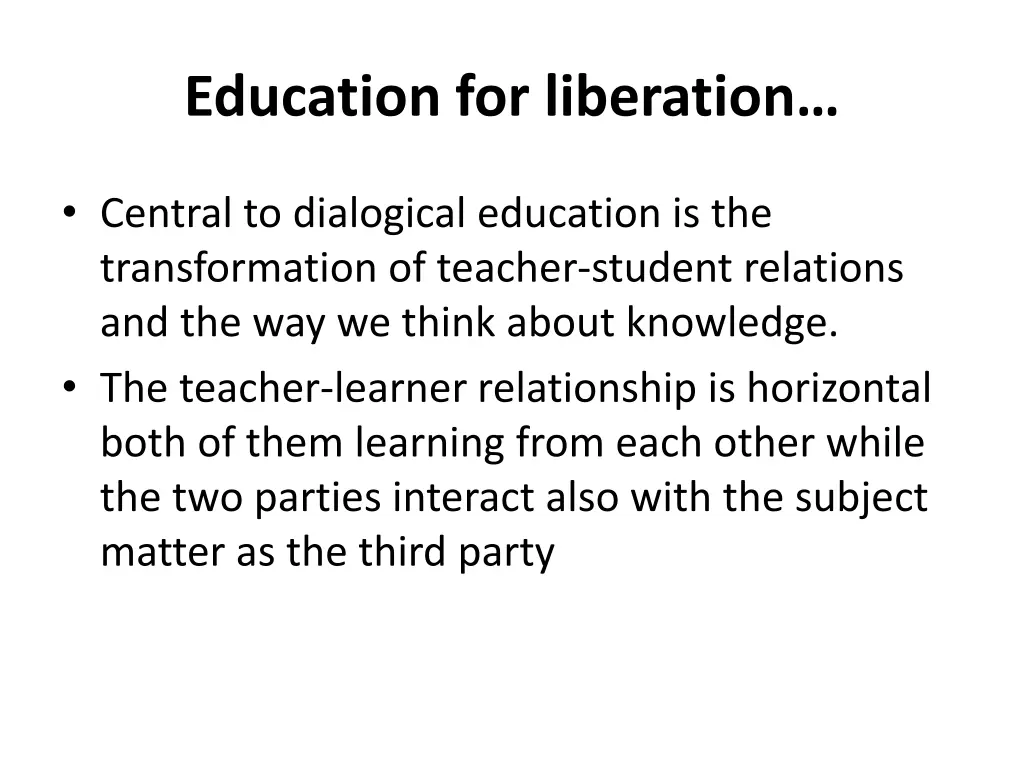education for liberation 9