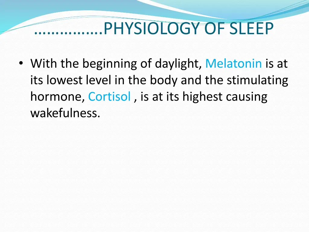 physiology of sleep 3