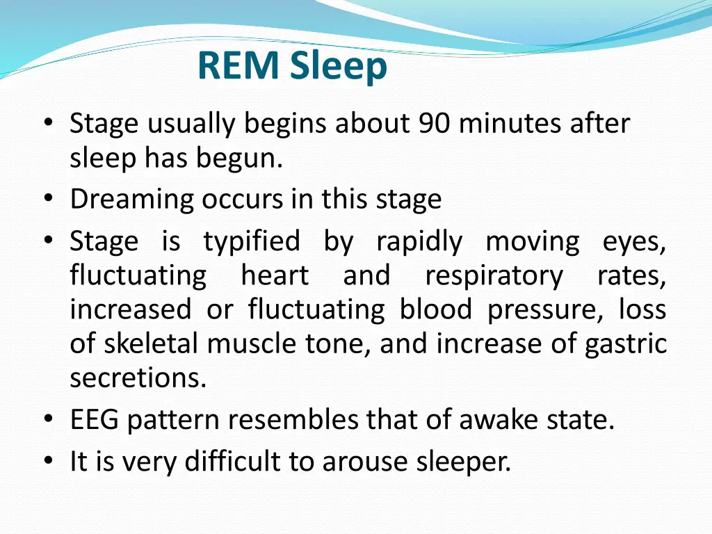 rem sleep