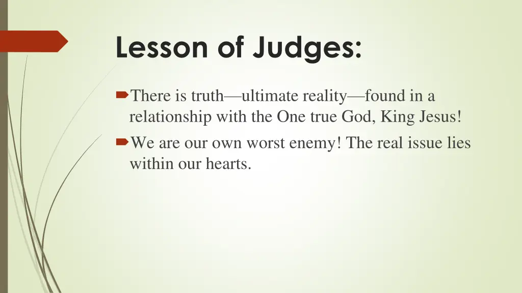 lesson of judges 1