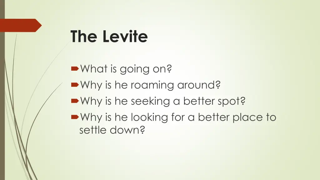 the levite