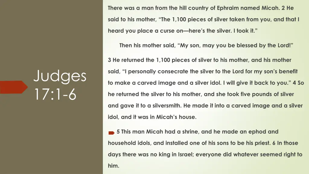 there was a man from the hill country of ephraim